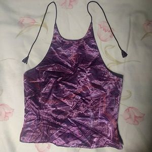 Paisley halter top